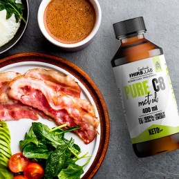 MCT Oil C8 - MCT ulei 400ml, Hiro.Lab BENEFICII MCT OIL: sustine controlul greutatii, va mentine senzatia de satietate, C8 susti