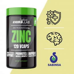 Zinc Picolinate - 120 capsule, Hiro.Lab BENEFICII ZINC PICOLINAT: Forma foarte absorbabila de PICOLINATE DE ZINC, Pana la 120 de