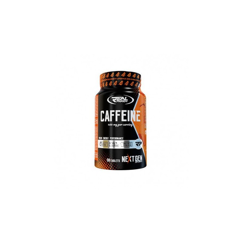 Real Pharm, Caffeine 400 mg doza - 90 tablete Beneficii Cafeina: Inlocuitor excelent pentru cafea, ofera multa energie, ajuta la