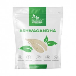 Raw Powders Ashwagandha 5:1 Extract Powder 100 grame Beneficii Ashwagandha: imbunatateste functia insuficienta a tiroidei, ameli