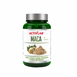 Activlab MACA, 500 mg, 60 capsule Beneficii Maca: stimuleaza libidoul la ambele sexe, imbunatateste starea generala, are proprie