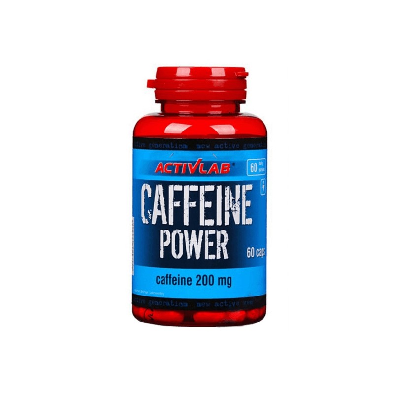 Activlab Caffeine Power 200 mg, 60 Capsule Beneficii Cafeina: Inlocuitor excelent pentru cafea, ofera multa energie, ajuta la ar