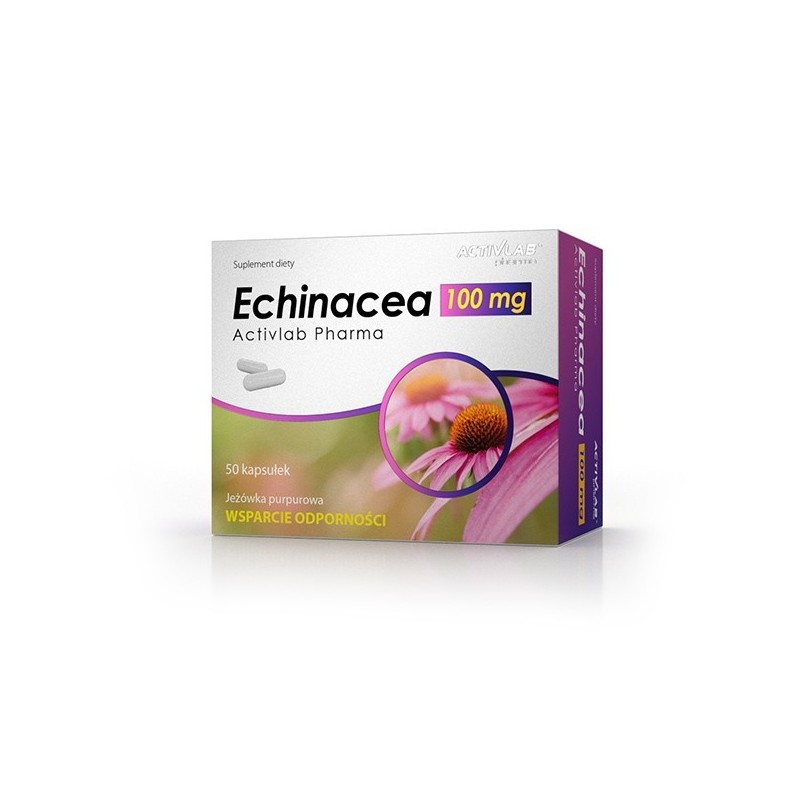 Activlab Echinacea 100mg - 50 Capsule Beneficii Echinacea: creste imunitatea natural, benefica pe timp de iarna, ajuta organismu