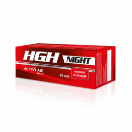 HGH Night 870 mg, 60 Capsule, Accelereaza cresterea fortei si a masei musculare, Ajuta la reducerea grasimii BENEFICII HGH NIGHT