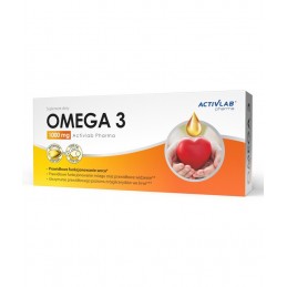 Activlab Omega 3 1000mg - 60 capsule BENEFICIILE OMEGA 3 ULEI DE PESTE: ofera un raport de 3:2 bazat pe dovezi de EPA:DHA, promo