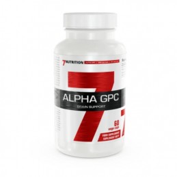 Alpha GPC 300 mg - 60 capsule, Ajută la reducerea oboselii și a oboselii și la menținerea unui metabolism energetic 7Nutrition A