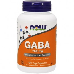 GABA 750mg - 100 capsule (suport pentru sistemul nervos, poate reduce manifestarile depresive si de anxietate) Beneficii GABA: p