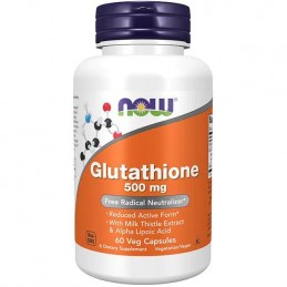 Glutathione 500mg - 60 capsule (oate reduce impactul diabetului necontrolat, poate reduce simptomele bolilor respiratorii) Benef