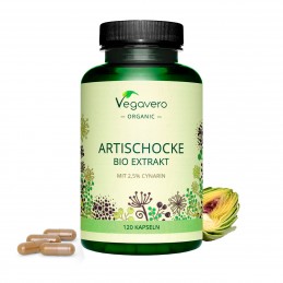 Organic Artichoke 650 mg, 120 capsule (Anghinare), imbuntateste sanatatea inimii, regleaza tensiunea arteriala Beneficii Anghina