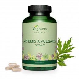 Vegavero Mugwort Extract 600 mg, 180 Capsule BENEFICII Mugwort: ameliorarea anumitor tipuri de artrita si dureri articulare, poa