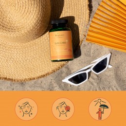 Sun care Complex (Ingrijire solara) 180 Capsule, Vegavero BENEFICII Bronze Complex: Protectie solara, Contribuie la protectia ce