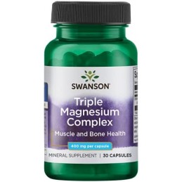 Swanson Magneziu 400 mg – Triple Complex 3-în-1 – 30 Capsule Beneficii Triple Magneziu 3-in-1 Complex 400 mg – 30 capsule



⚡ C