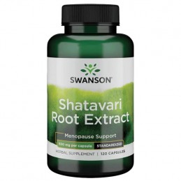 Swanson Shatavari 500 mg – 120 Capsule – Echilibru Hormonal si Suport Menopauza BENEFICII SHATAVARI: antioxidant, antiviral, sti