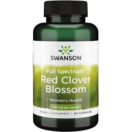 Swanson Red Clover Blossom - 90 capsule (Trifoi Rosu) BENEFICII TRIFOI ROSU: Promoveaza echilibrul si confortul pe parcursul cic
