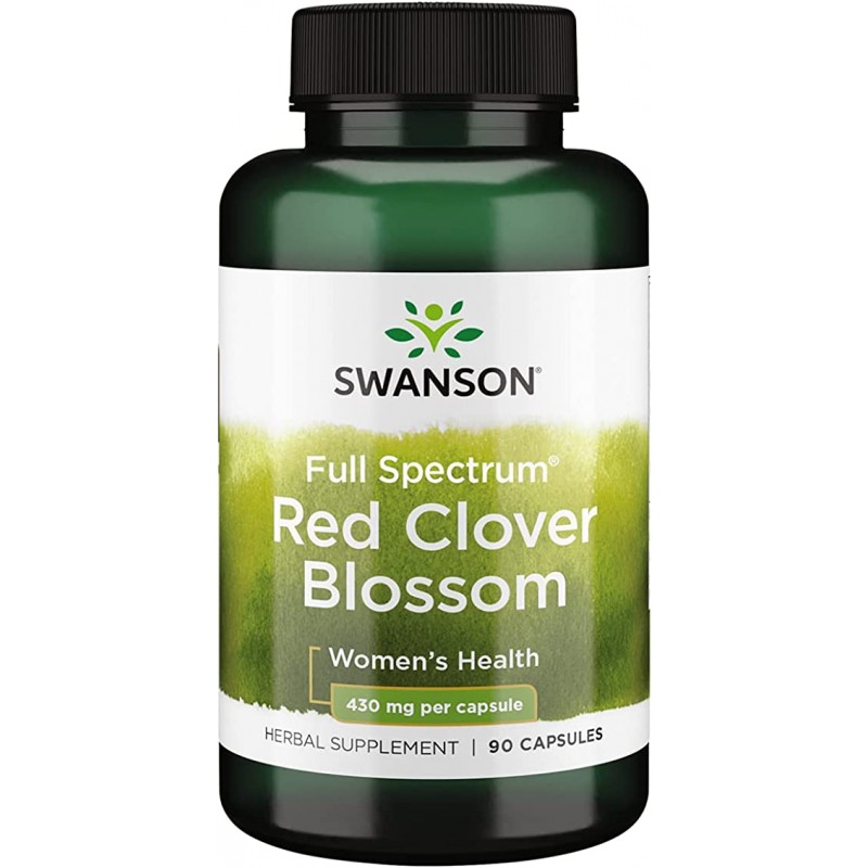 Red Clover Blossom - 90 capsule (Trifoi Rosu), Promoveaza echilibrul si confortul pe parcursul ciclului menstrual BENEFICII TRIF