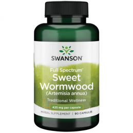 Full Spectrum Wormwood 425 mg 90 capsule (Extract de pelin dulce), Swanson BENEFICII EXTRACT DE PELIN DULCE- Complementar in ter