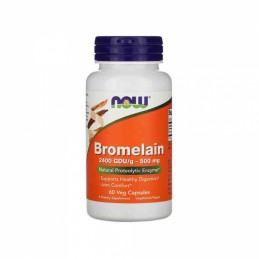 Bromelaina - 60 capsule, sprijina sanatatea sinusurilor si promoveaza raspunsul histaminei sanatoase Beneficii Bromelain: spriji