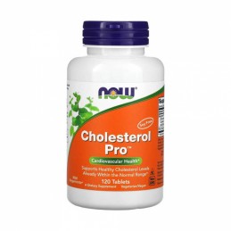 Now Foods Cholesterol Pro - 120 tablete BENEFICII CHOLESTEROL PRO- Promoveaza sanatatea cardiovasculara si circulatorie, Poate r