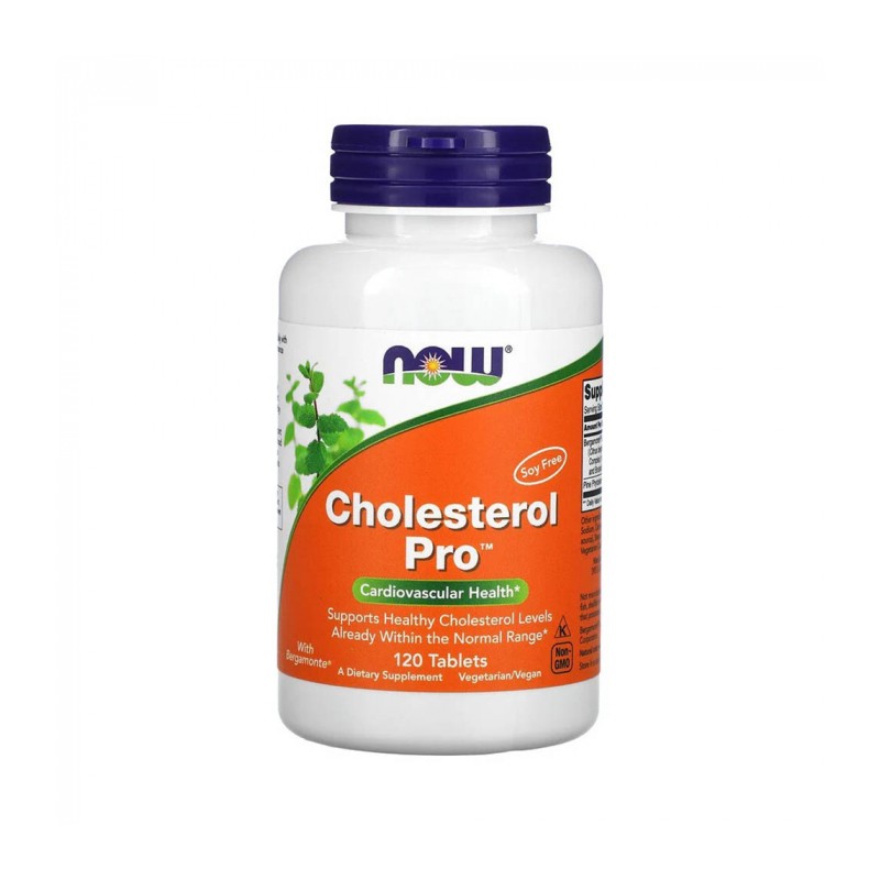 Now Foods Cholesterol Pro - 120 tablete BENEFICII CHOLESTEROL PRO: Promoveaza sanatatea cardiovasculara si circulatorie, Poate r
