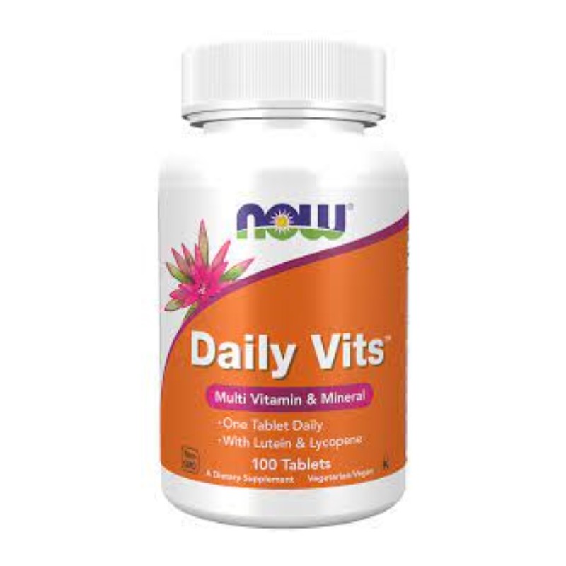 Now Foods Daily Vits - 100 capsule (Vitamine si minerale zilnice) BENEFICII DAILY VITS: complex de vitamine, minerale si antioxi