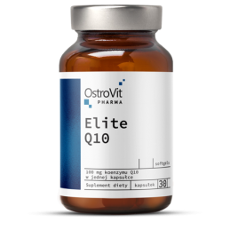 OstroVit Pharma Elite Q10 100 mg, 30 Capsule BENEFICII CoQ10- reduce nivelul de glucoza din sange; sustine metabolismul; favoriz