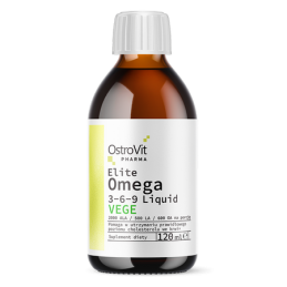 OstroVit Pharma Elite OMEGA 3-6-9 liquid VEGE 120 ml BENEFICII OMEGA 3-6-9: contribuie la functionarea normala a inimii, contrib