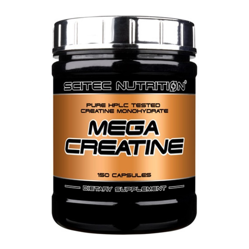Scitec Mega Creatine 5000 150 capsule Beneficii Mega Creatine: creste rapid forta si masa musculara, creste rapid forta si rezis