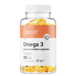 Omega 3 Easy to Swallow, 90 capsule, poate sustine sistemul cardiovascular si sistemul nervos Ce este OstroVit Omega 3 EASY TO S