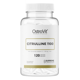 Citrulline 1100 mg, 120 capsule (Poate reduce senzația de oboseală în timpul antrenamentului, Sprijin pentru mușchi) BENEFICII C