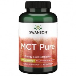 Swanson Ultra MCT Oil 1000 mg – 90 Gelule – Energie Keto si Ardere Grasimi Beneficii MCT ulei: ajuta in arderea grasimilor si in