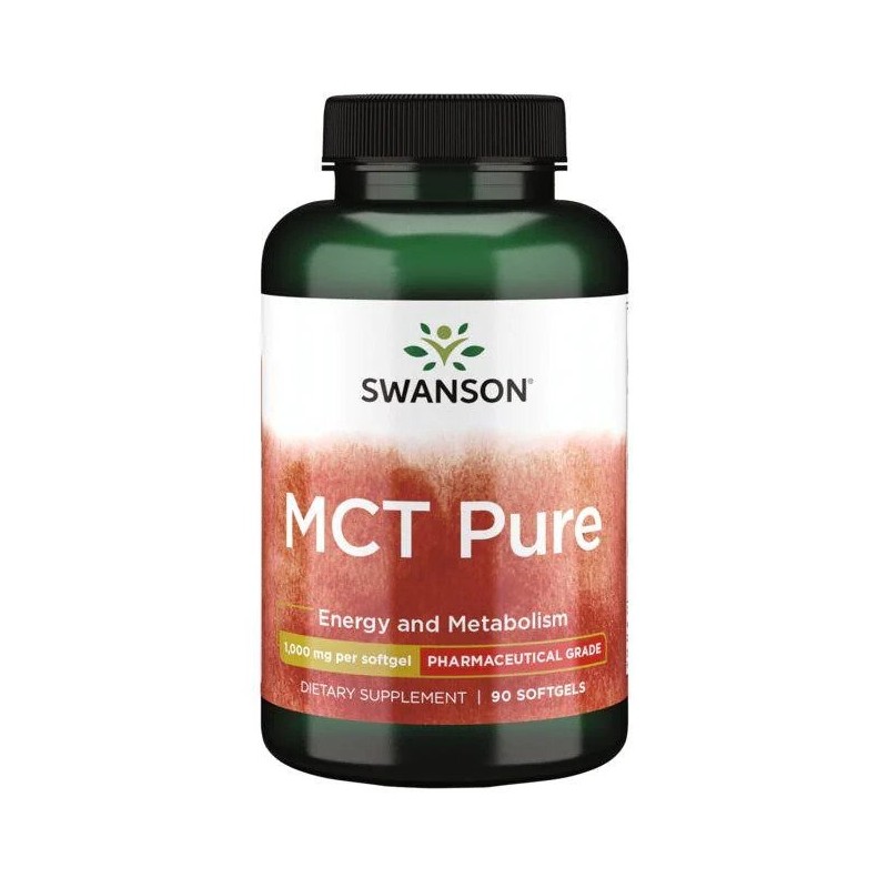 Swanson Ultra MCT Oil 1000 mg – 90 Gelule – Energie Keto si Ardere Grasimi Beneficii MCT ulei: ajuta in arderea grasimilor si in