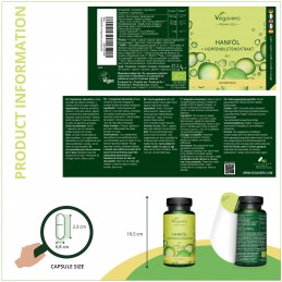 Vegavero Organic Hemp & Hop Seed Oil, 60 Capsule (Ulei din seminte de canepa) Produsul nostru este special din mai multe motive.