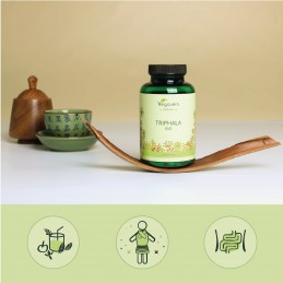 Vegavero Triphala Bio 180 Capsule – Digestie & Detox Natural Beneficii Triphala: va poate ajuta sa pierdeti in greutate, poate r