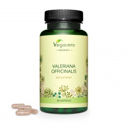 Supliment alimentar Organic Valerian Root Extract, 90 Capsule (Extract din radacina de valeriana), Vegavero Beneficii Valeriana-