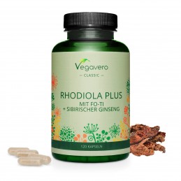 Supliment alimentar Rhodiola Plus, 120 Capsule, Vegavero Beneficii Rhodiola: excelent in ameliorarea disfunctiei sexuale masculi