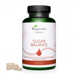 Supliment alimentar Sugar Balance Complex 120 Capsule (Echilibrul zaharului), Vegavero Proprietati ale ingredientelor: Ajuta la 