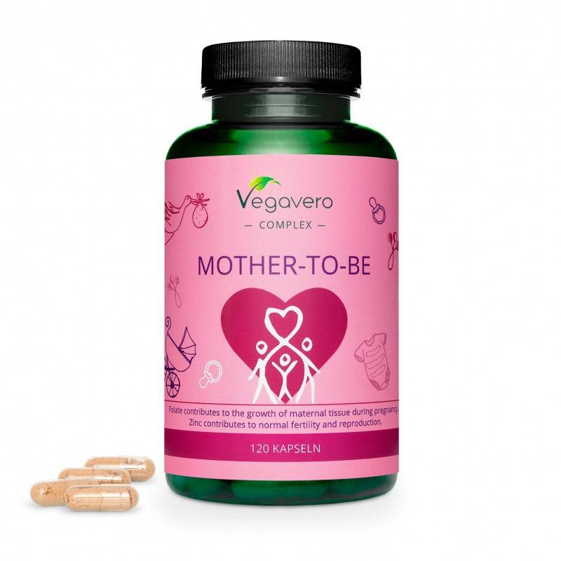 Vagavero Mother-to-be Complex, 120 Capsule (Suport pentru fertilitatea femeilor) BENEFICII Mother-to-be Complex: Vitamina B6 con