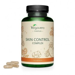 Vagevero Skin Control Complex, 120 Capsule (pentru piele) Complexul nostru Skin Control este o formulă unică, cu ingrediente 100