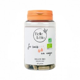 Belle&Bio Salvie Bio 500 mg 120 capsule - Confort menopauza si Echilibru hormonal Salvie Bio - Salvia officinalis beneficii: rem