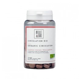 Belle&Bio Circulation BIO 120 Capsule – Picioare Grele Beneficii Circulation Bio: tonic venos, ajuta in cazul picioarelor grele 
