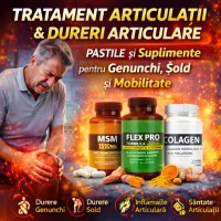 Tratament Articulații și Dureri Articulare | Pastile pentru Genunchi, Șold și Mobilitate
