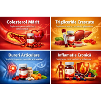 Afecțiuni – suplimente și vitamine pentru susținerea sănătății