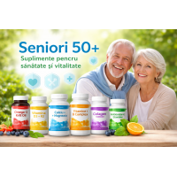 Seniori 50+ – suplimente alimentare pentru susținerea sănătății zilnice