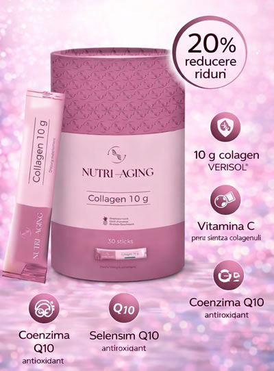Avantajele Nutrisan Colagen 10 grame