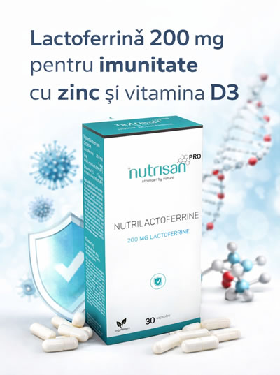 Avantajele produsului Nutrisan NutriLactoferrine