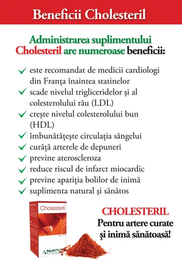 Beneficii Cholesteril Drojdie de orez rosu
