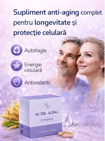 Beneficiile Nutrisan Nutri-Aging Complete