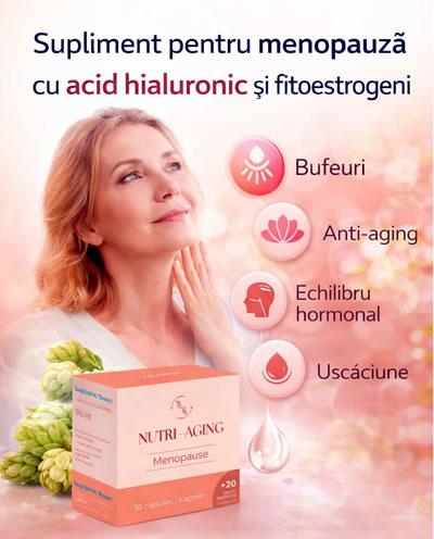 Beneficiile Nutrisan Nutri-Aging Menopause