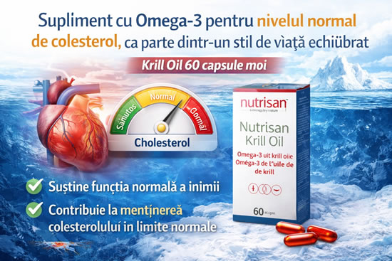 Beneficiile suplimentării cu Krill Oil