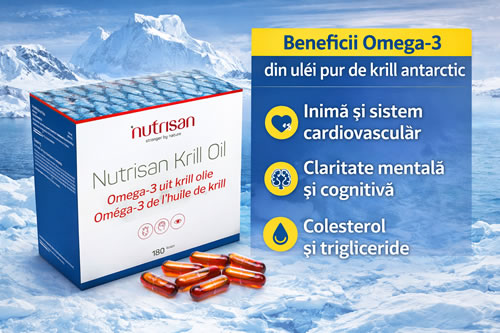 Beneficiile suplimentării zilnice cu Krill Oil